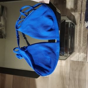 Nwt blue bikini top